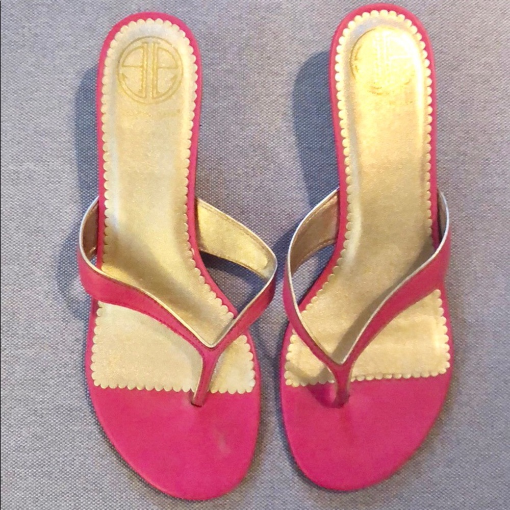 Lilly Pulitzer Pink Kitten Heels